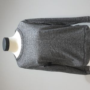 Blue Gray Sweatshirt with back zipper